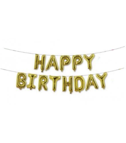 PS038 - 16 inch happy birthday letter Balloons